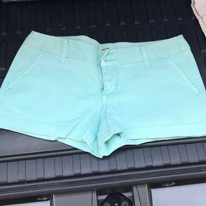 DONATED! Aqua Green Chino Shorts